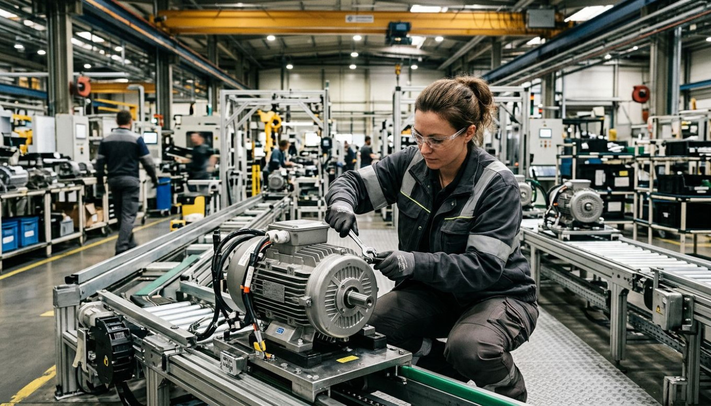 Au cœur de l’industrie : la motorisation, levier discret de la productivité